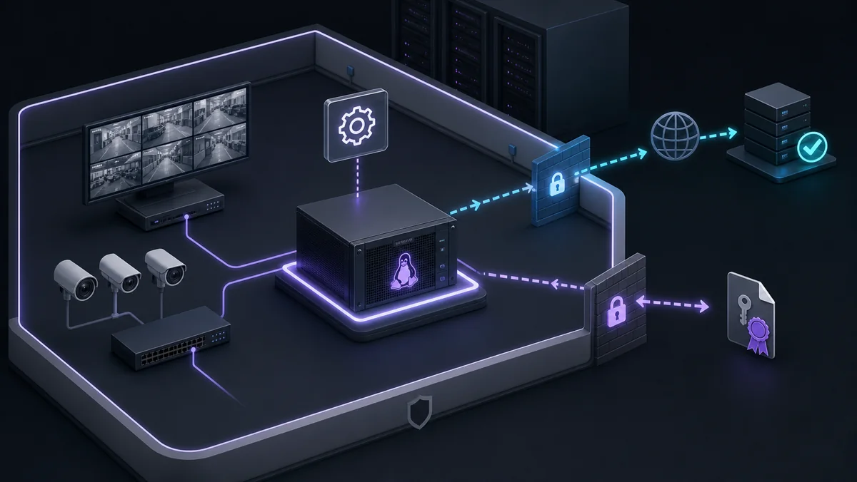 CHEQIT running on a Linux server inside the customer network with connected and offline activation paths.